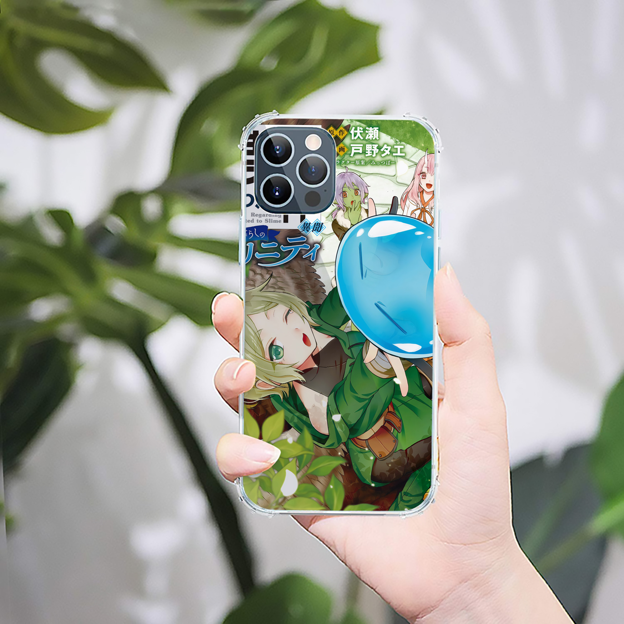 （画像用） 転スラ Regarding Reincarnated to Slime 【iPhone 12シリーズ対応】透明スマホケース（クリアソフトケース）